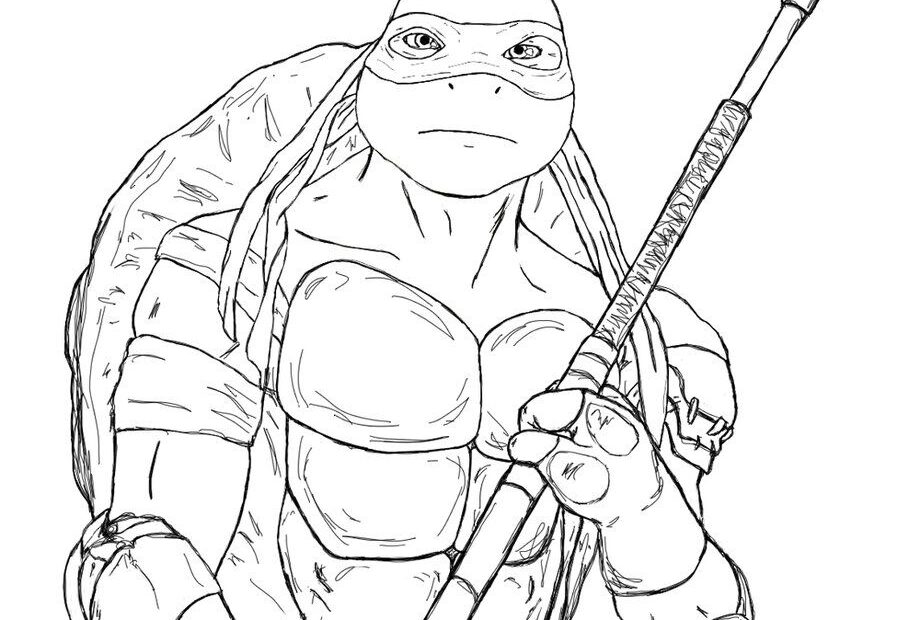 Donatello Coloring Pages Coloring Home