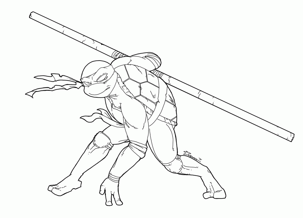 Donatello Coloring Pages Coloring Home