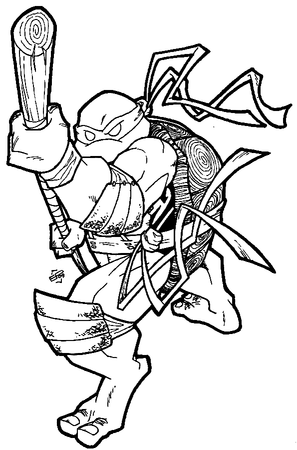 donatello coloring pages