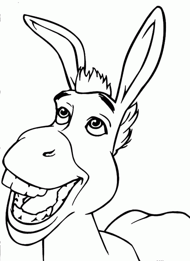 Donkey From Shrek Coloring Pages Coloring Home Donkey From Shrek Coloring Pages Coloring Home