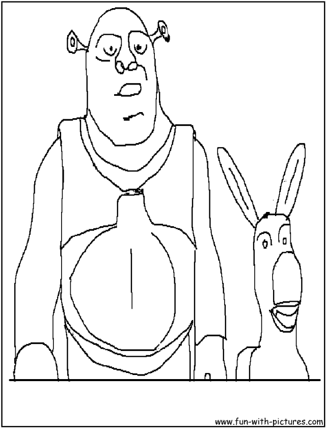 Donkey From Shrek Coloring Pages Coloring Home Donkey From Shrek Coloring Pages Coloring Home