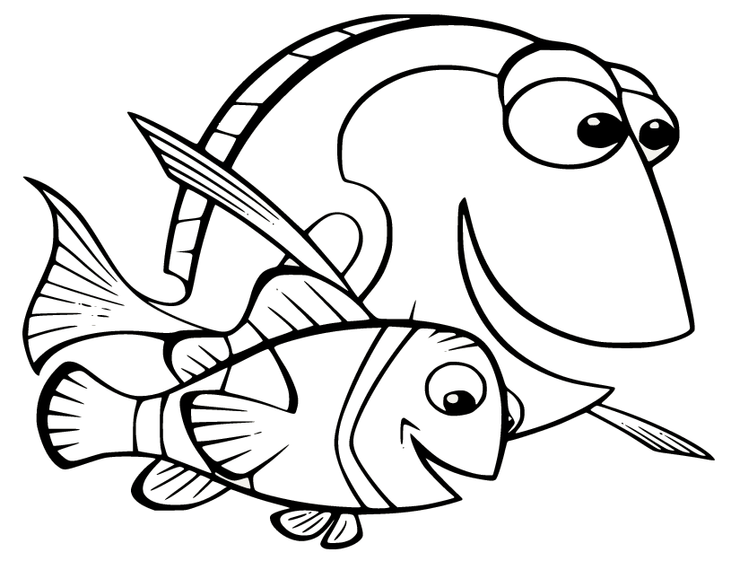 Dory And Marlin Finding Nemo Coloring Page Free Printable Coloring Pages Dory And Marlin Finding Nemo Coloring Page Free Printable Coloring Pages