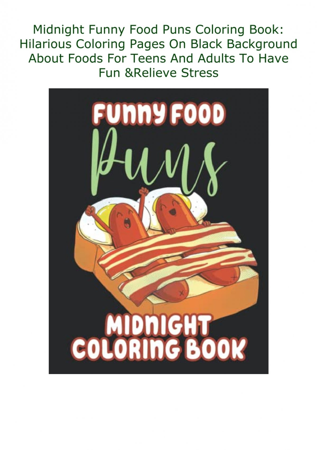 DOWNLOAD PDF Midnight Funny Food Puns Coloring Book Hilarious DOWNLOAD PDF Midnight Funny Food Puns Coloring Book Hilarious