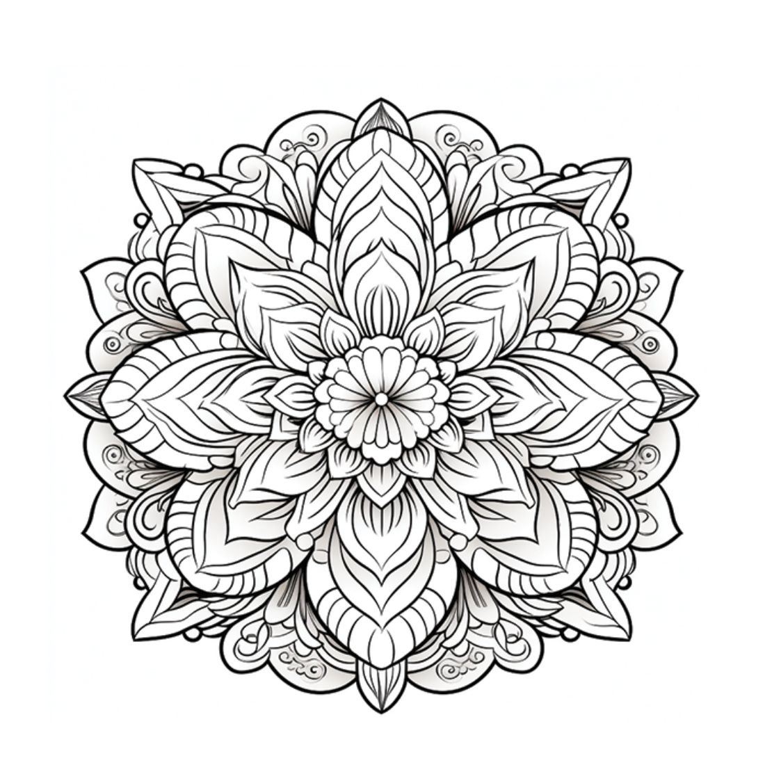 Downloadable Mandala Coloring Pages