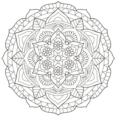Downloadable Mandala Coloring Pages