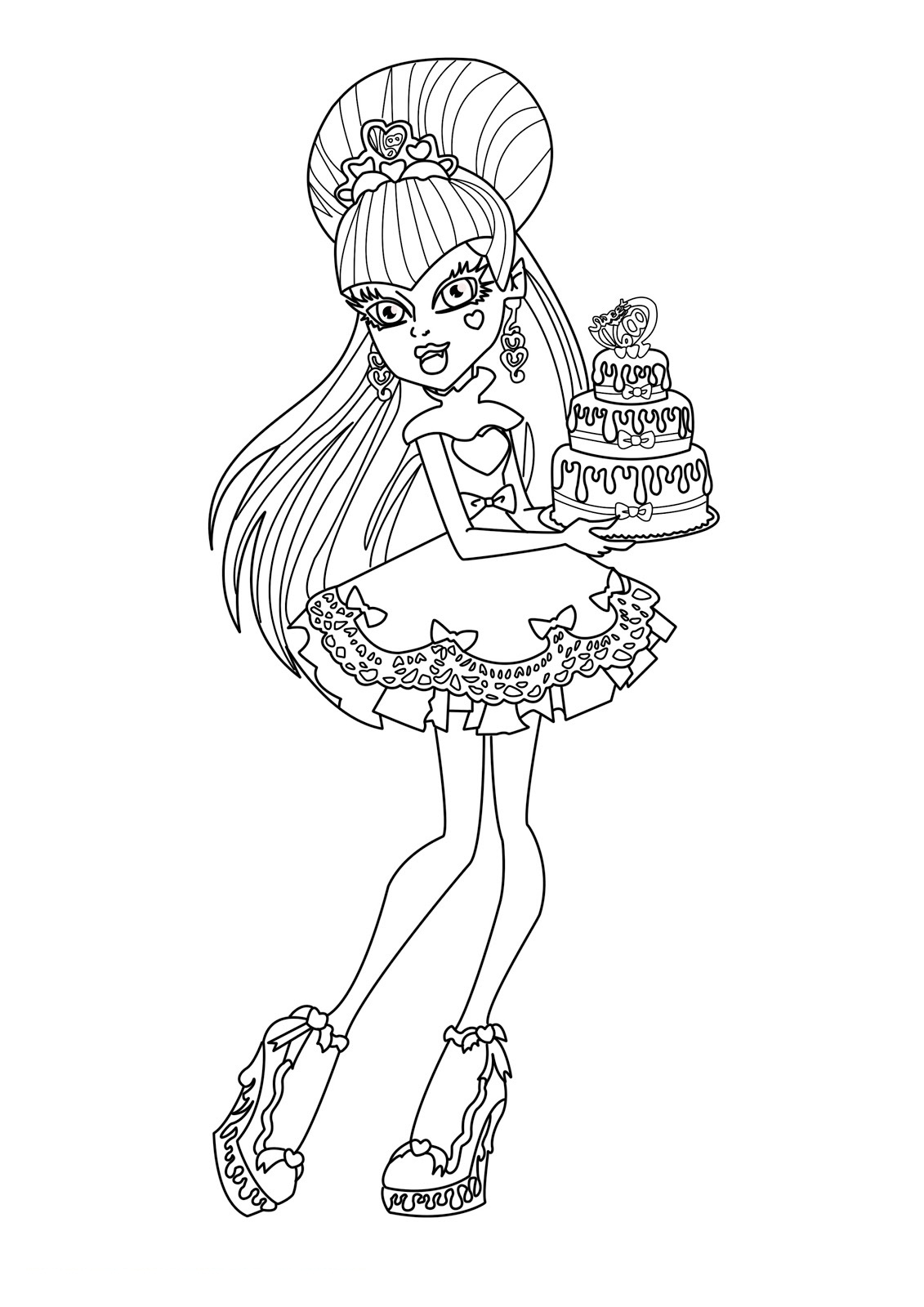 Draculaura Monster High Colouring Pages Contact Monster High Draculaura Draculaura Monster High Colouring Pages Contact Monster High Draculaura