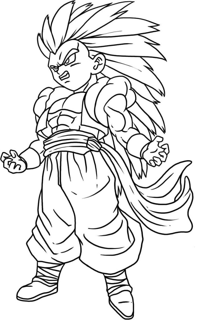 Dragon Ball coloring pages printable Dragon Ball coloring pages printable
