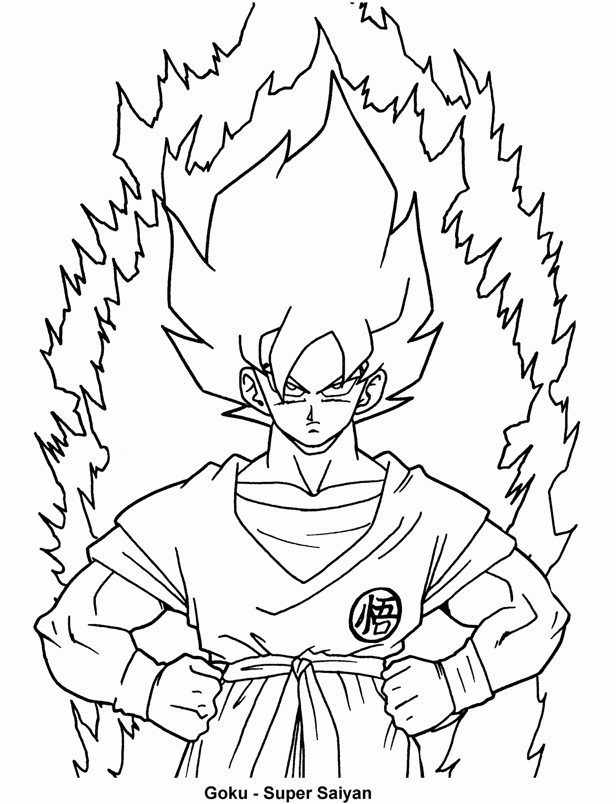 dragon Ball Z colouring pictures dragon Ball Z colouring pictures