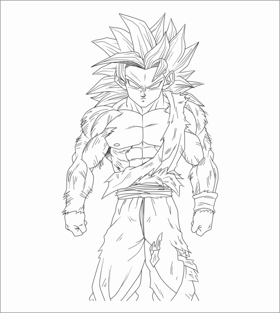 Dragon Ball Z Coloring Pages Goku Super Saiyan ColoringBay Dragon Ball Z Coloring Pages Goku Super Saiyan ColoringBay