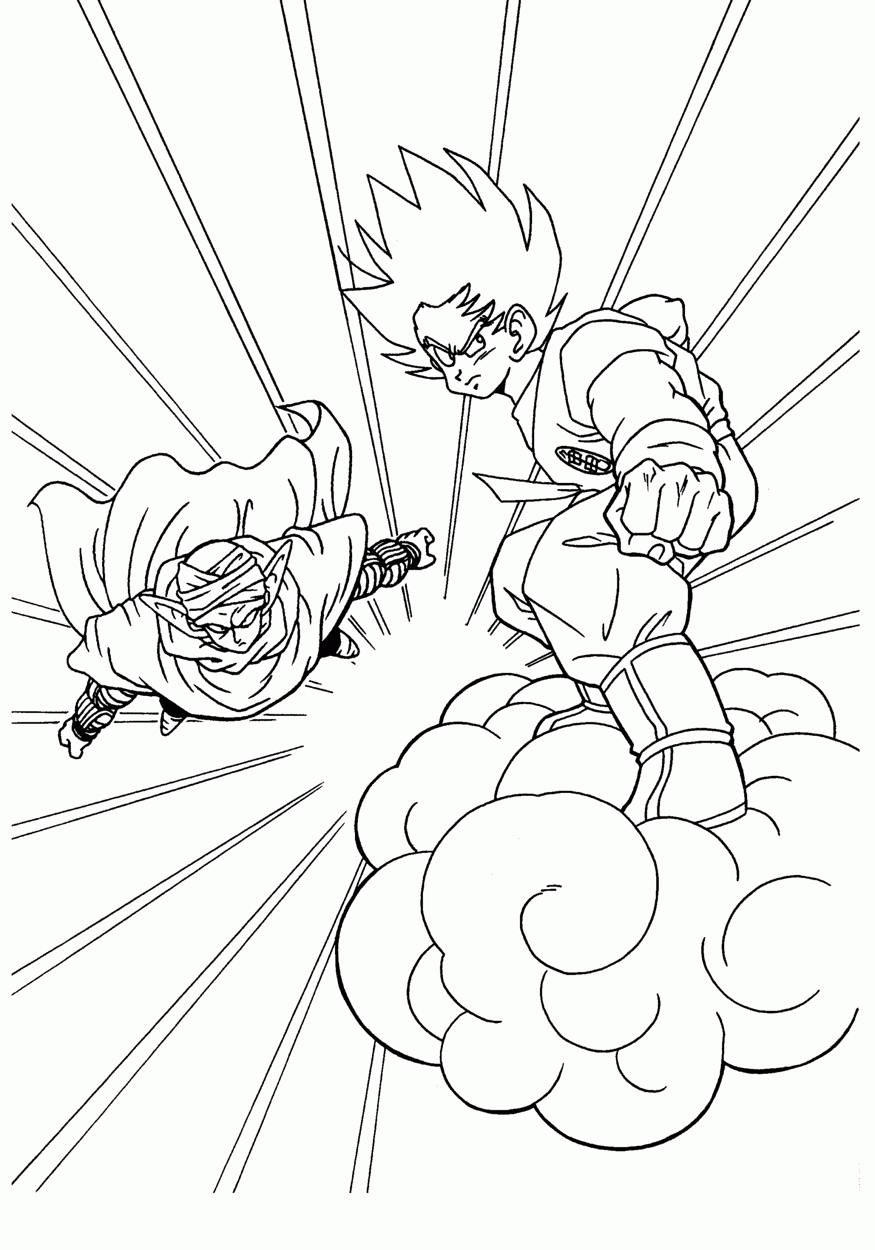 Dragon Ball Z Coloring Pages Kidsuki Dragon Ball Z Coloring Pages Kidsuki