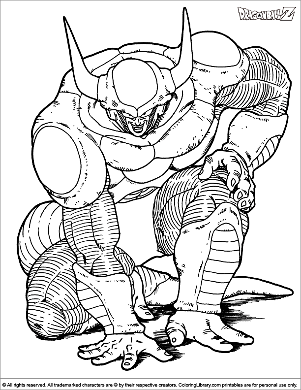 Dragon Ball free coloring sheet Dragon Ball free coloring sheet