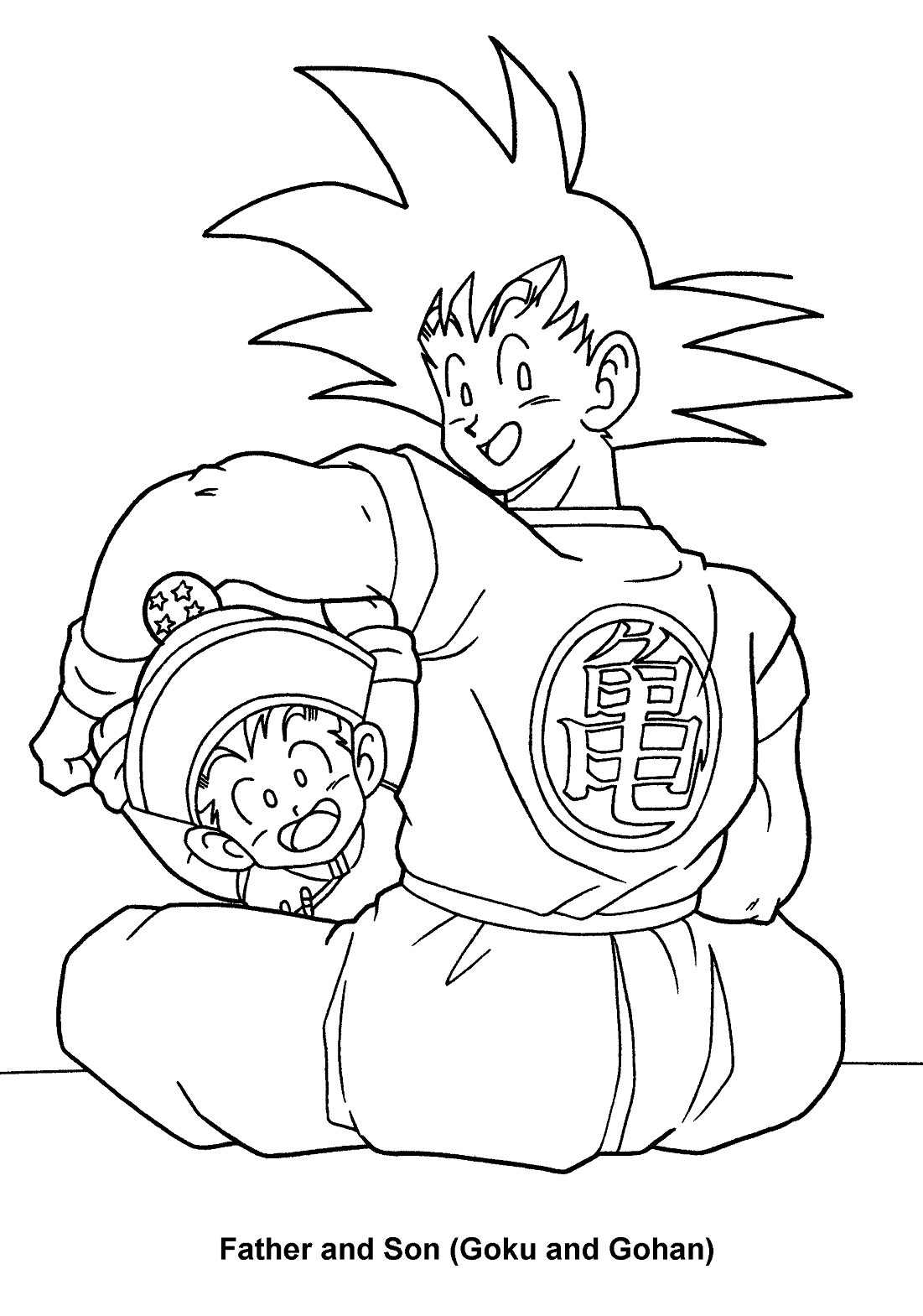 Dragon Ball coloring pages gohan