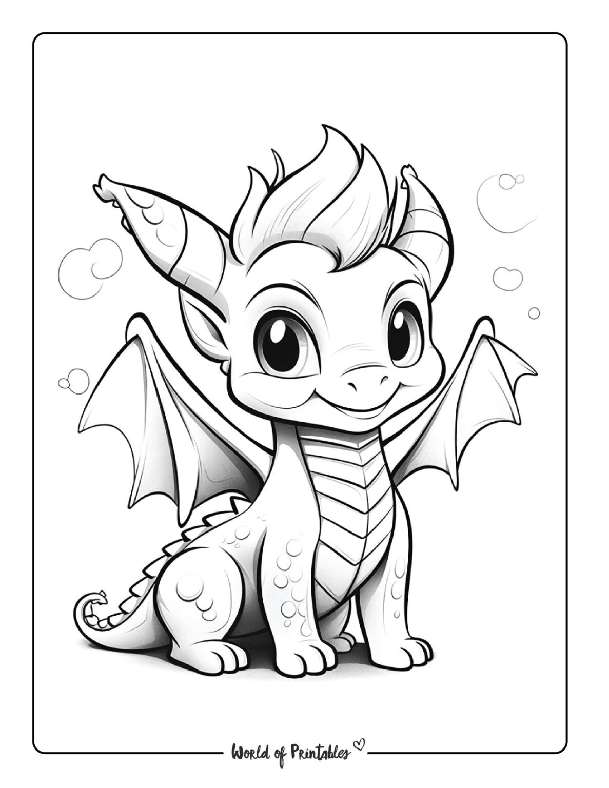 printable coloring sheets dragons