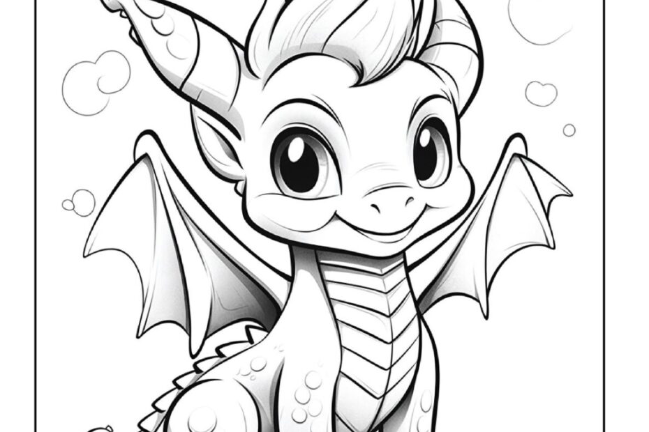 Dragon Coloring Pages For Kids Adults World Of Printables