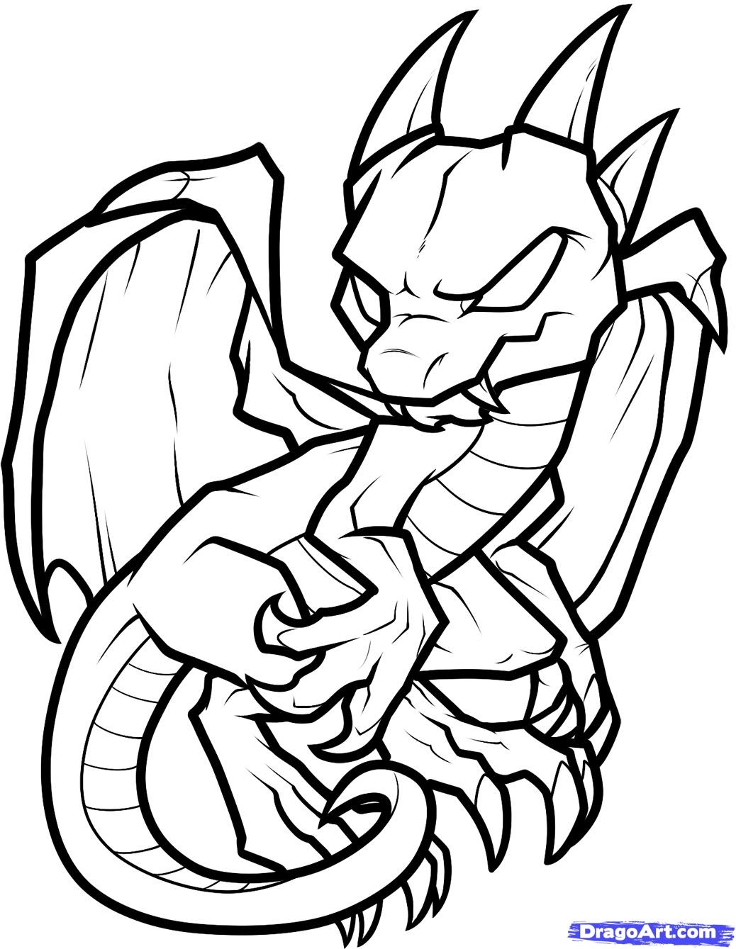 Dragon Easy Drawing At GetDrawings Free Download