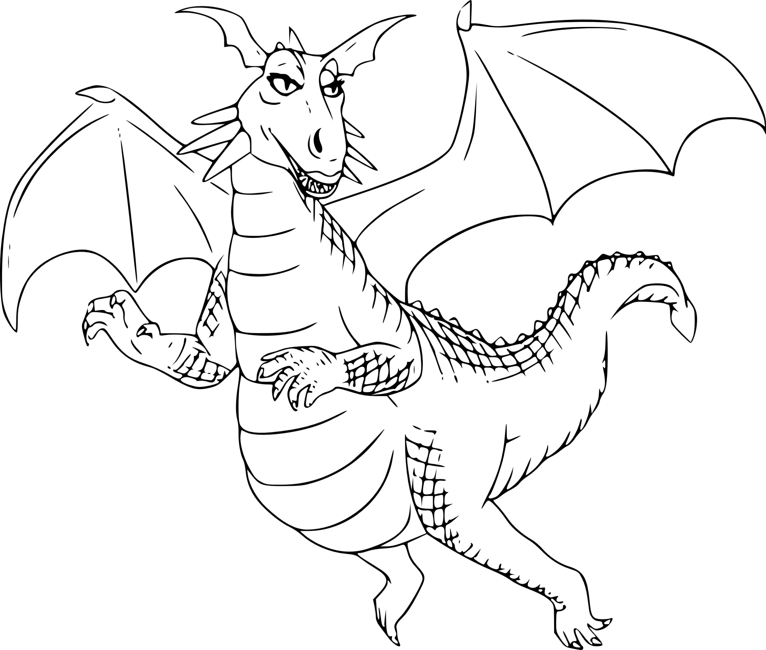 Dragon Shrek Coloring Page To Print And Color Dragon Shrek Coloring Page To Print And Color