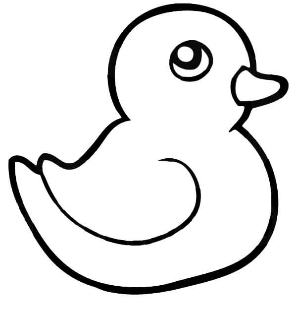 easy duck coloring pages easy duck coloring pages