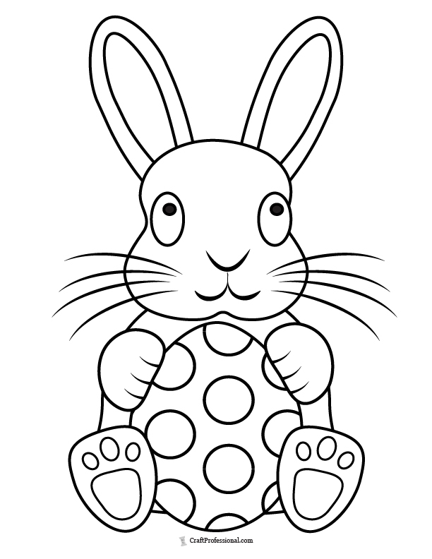 Easter Bunny Coloring Pages For Preers Infoupdate Easter Bunny Coloring Pages For Preers Infoupdate