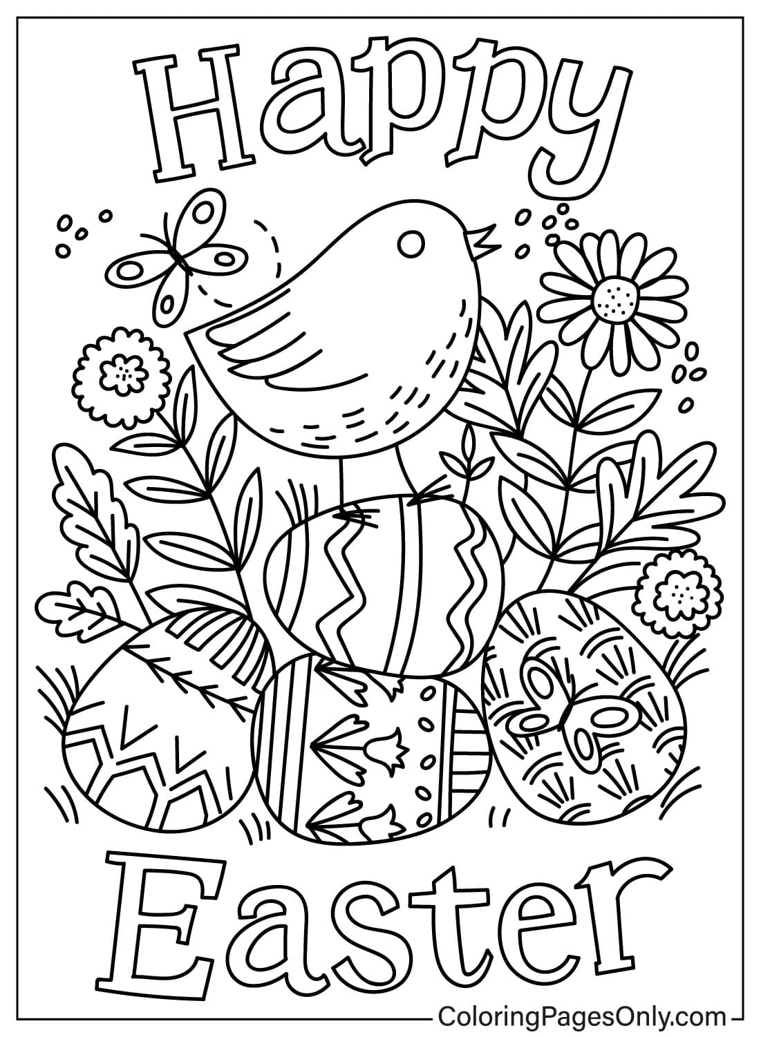 Easter Card Free Printable Coloring Page Free Printable Coloring Pages Easter Card Free Printable Coloring Page Free Printable Coloring Pages