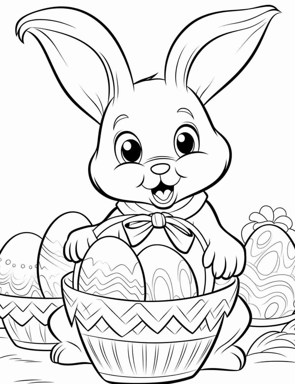 Easter Color Sheet Free Printable Easter Color Sheet Free Printable