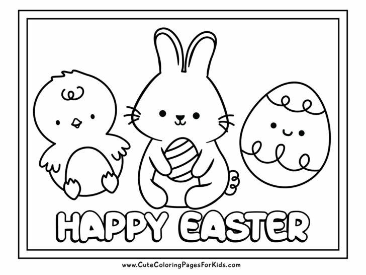 Easter Coloring Pages 13 Free Printable PDFs Cute Coloring Pages For Easter Coloring Pages 13 Free Printable PDFs Cute Coloring Pages For