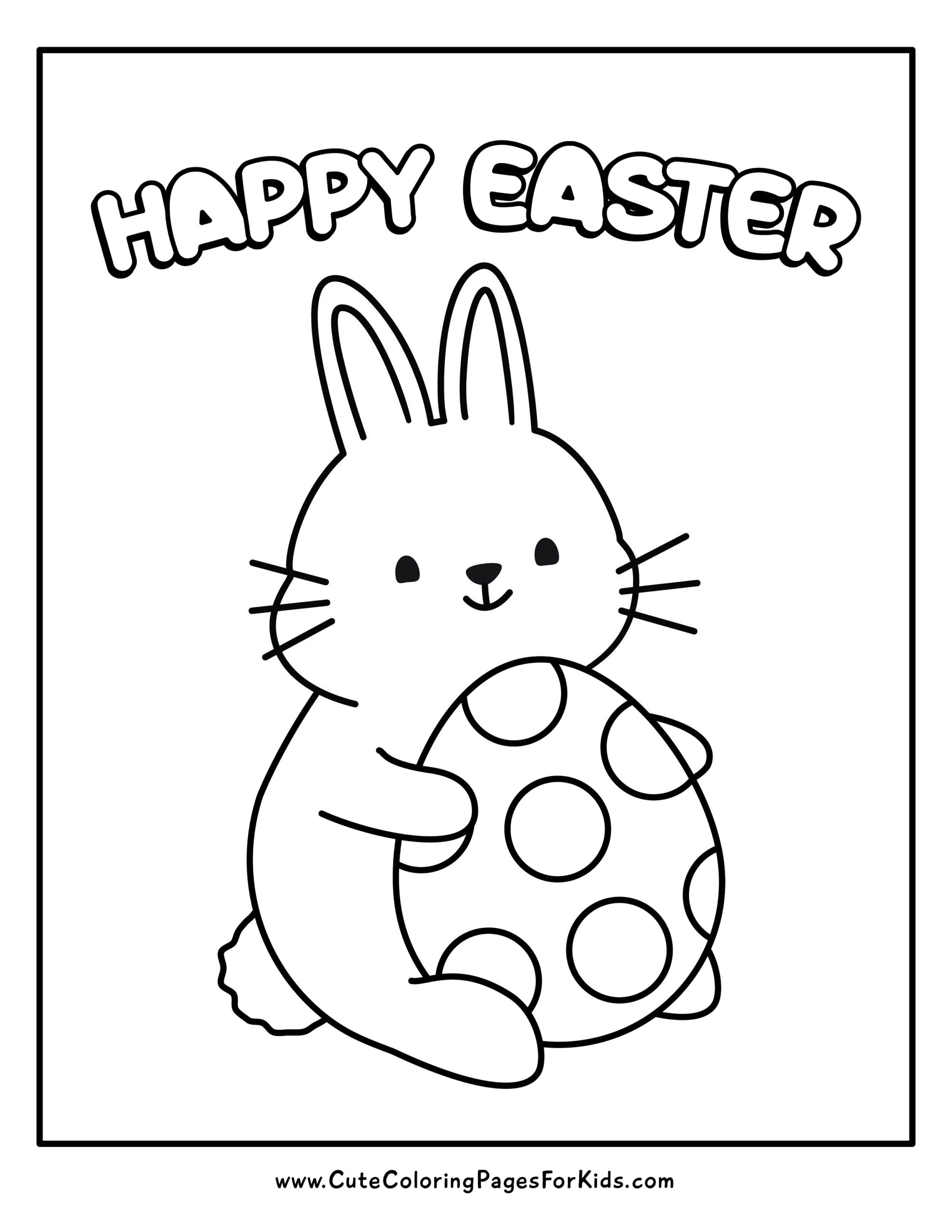 cute easter pictures to color cute easter pictures to color
