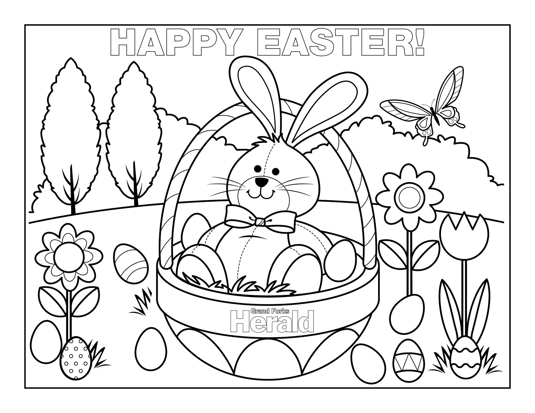 Easter Coloring Pages 3 Coloring Kids Easter Coloring Pages 3 Coloring Kids