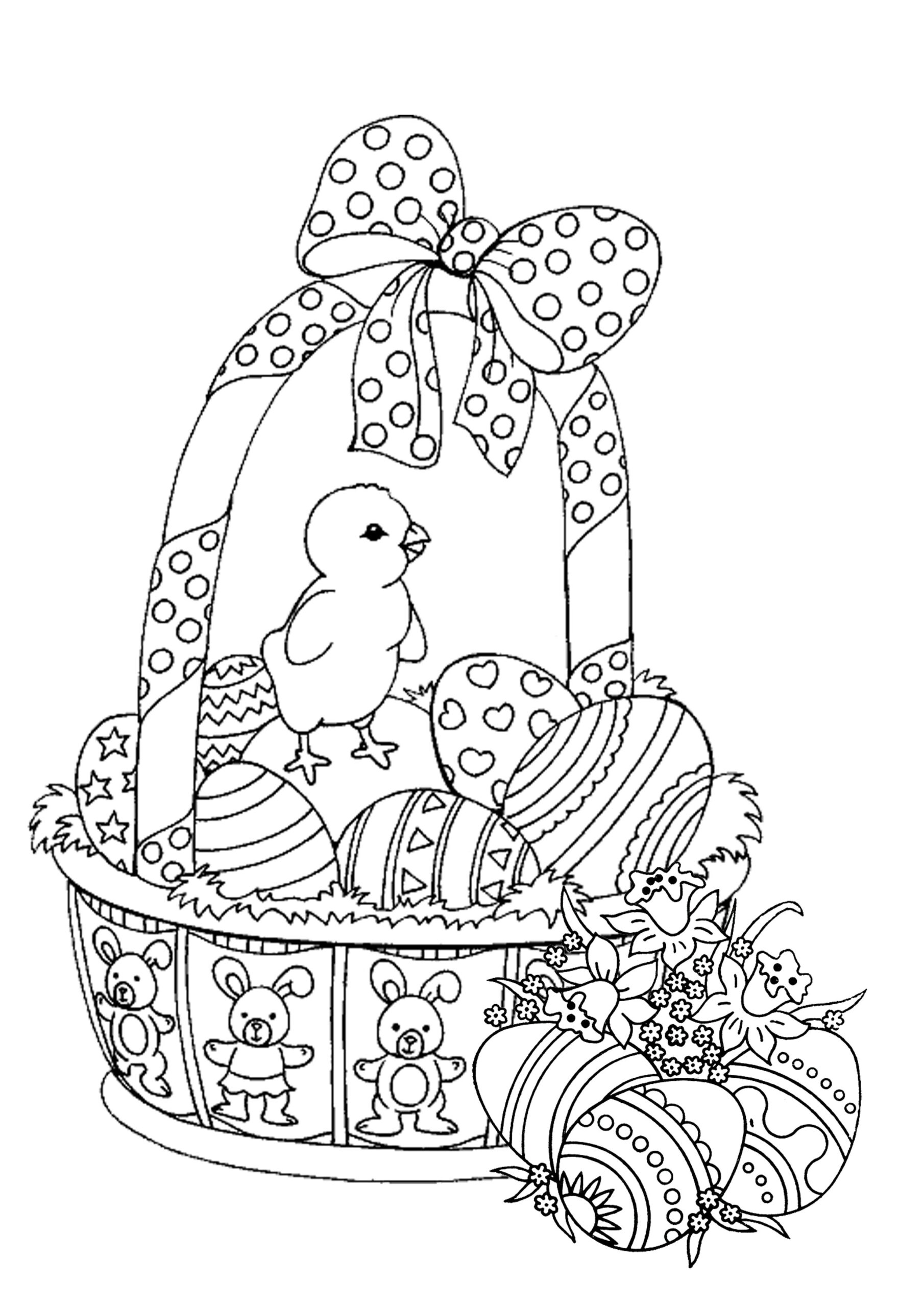 spring adults coloring pages