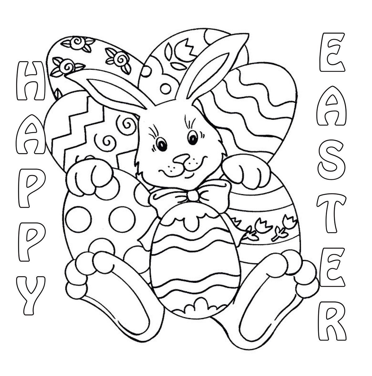 easter coloring page pdf easter coloring page pdf