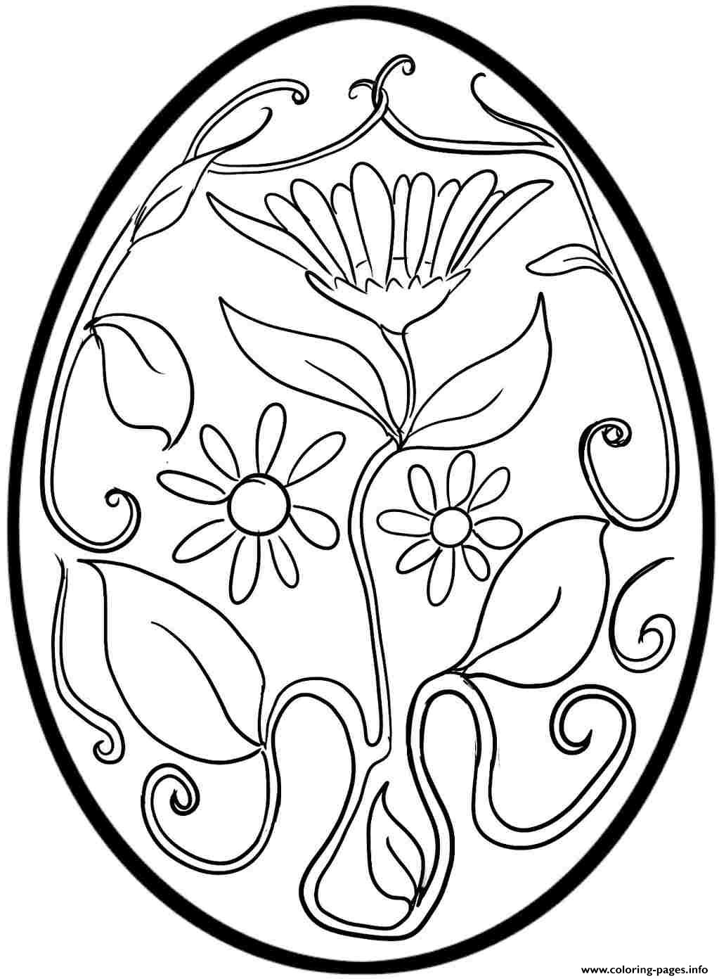 adult easter egg coloring pages