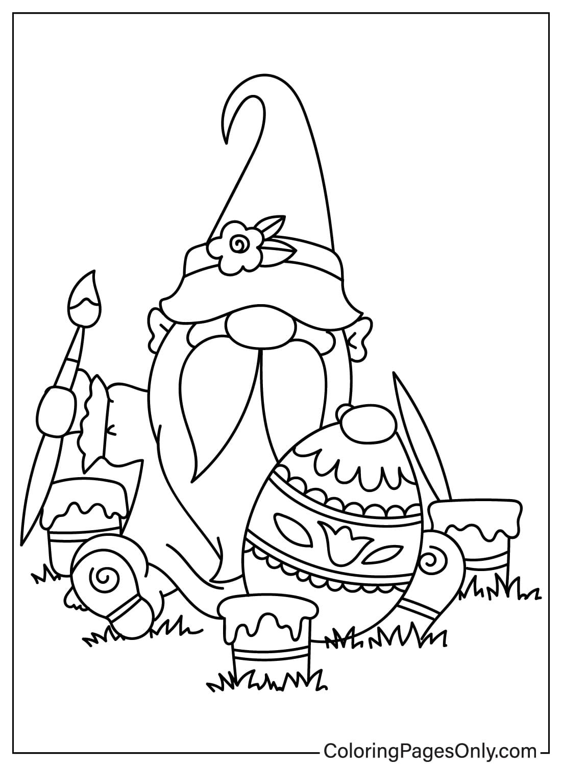 Easter Gnome Free Printable Coloring Page Free Printable Coloring Pages Easter Gnome Free Printable Coloring Page Free Printable Coloring Pages