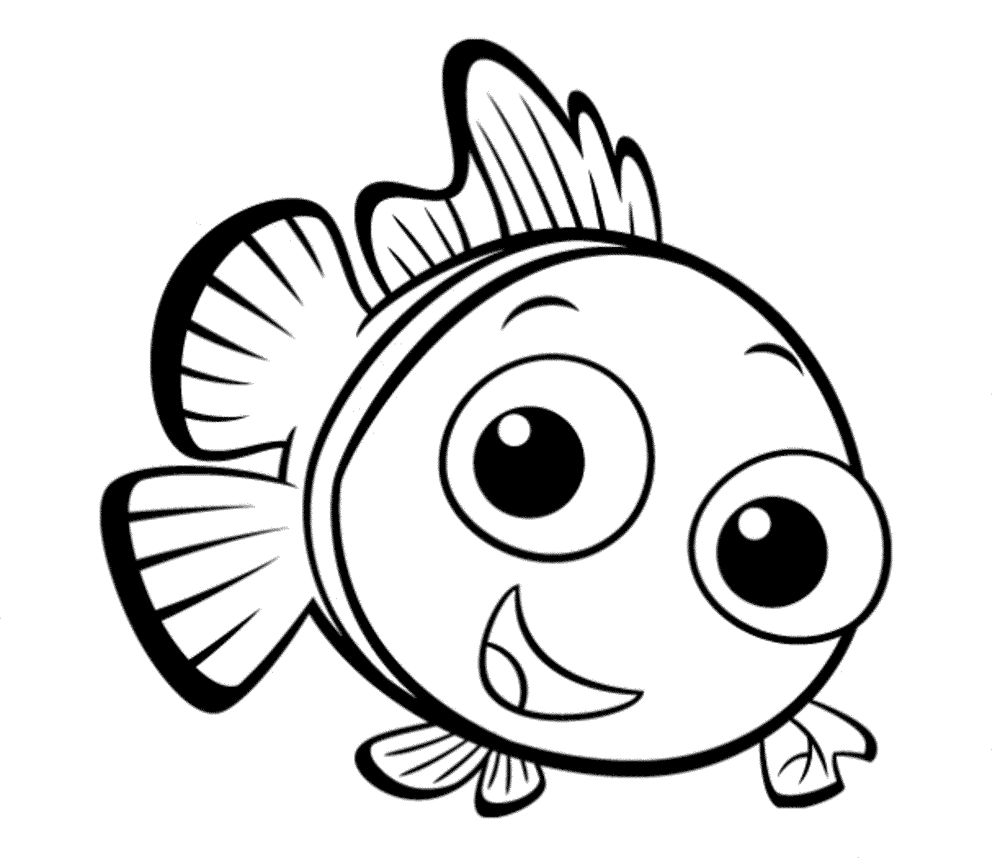 Easy Fish Coloring Pages At GetDrawings Free Download Easy Fish Coloring Pages At GetDrawings Free Download