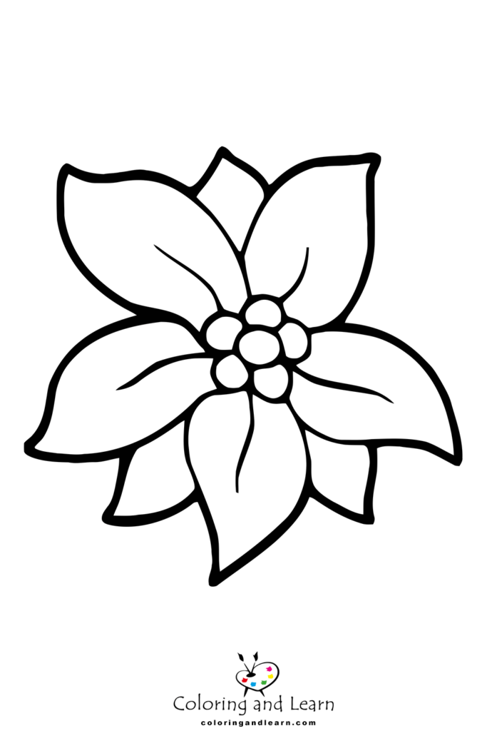 Easy Flower Coloring Pages FREE 2025 Coloring And Learn