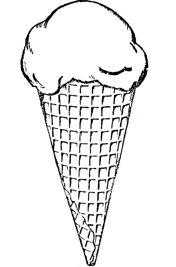 Easy Ice Cream Cone Coloring Page Free Printable Coloring Pages For Kids Easy Ice Cream Cone Coloring Page Free Printable Coloring Pages For Kids
