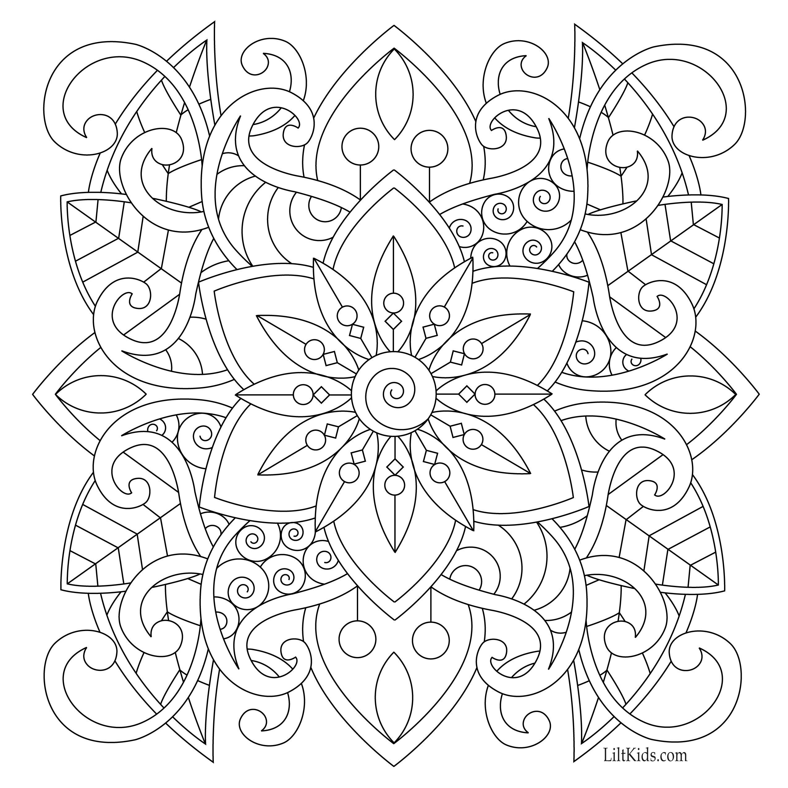 printable easy mandala coloring pages printable easy mandala coloring pages