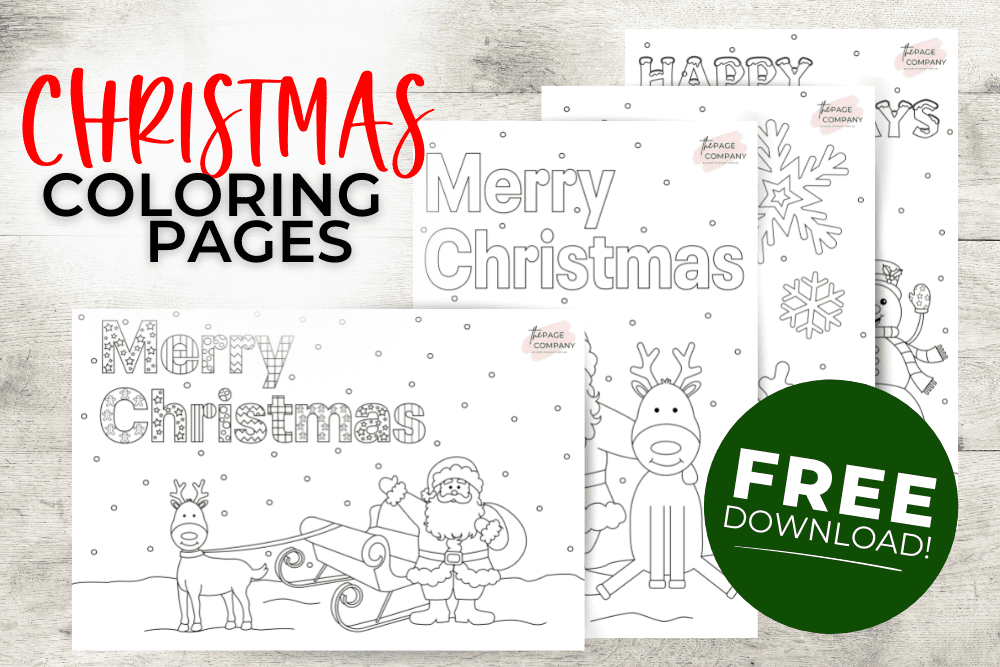 Easy Printable Christmas Coloring Pages For Kids Free Coloring Sheet Easy Printable Christmas Coloring Pages For Kids Free Coloring Sheet