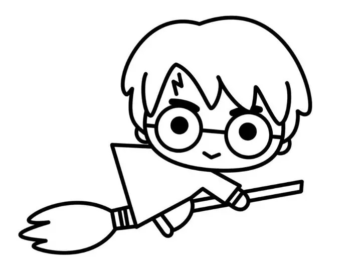 Easy Simple Harry Potter Coloring Pages Coloring Book