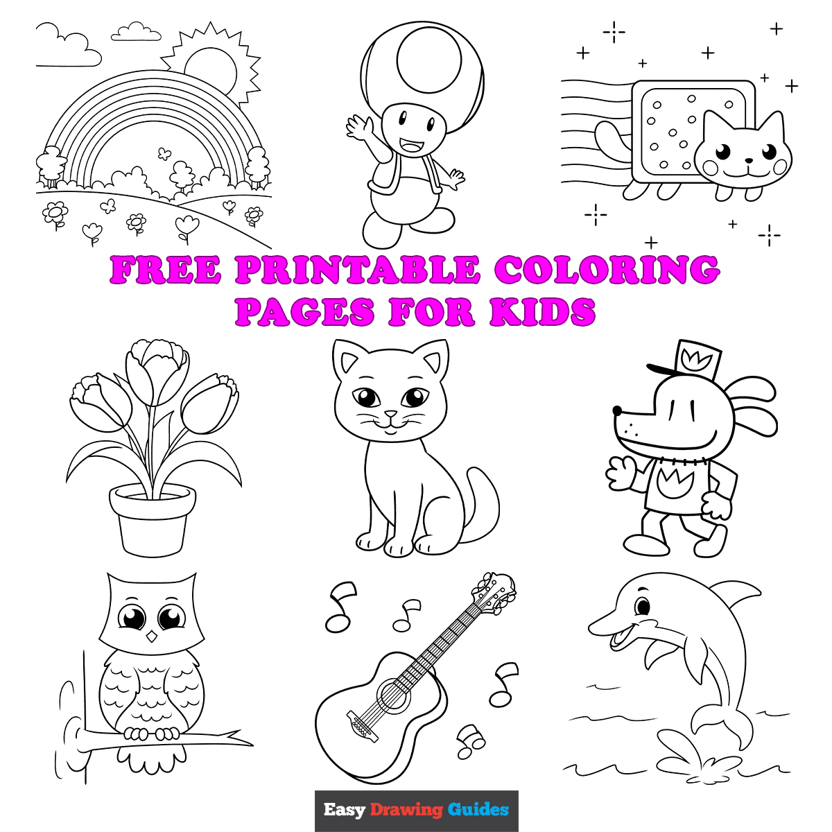 coloring pages easy printable coloring pages easy printable