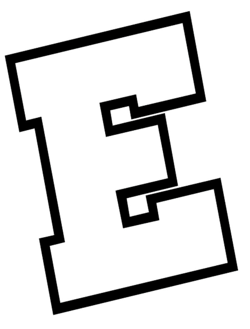 letter a coloring page free