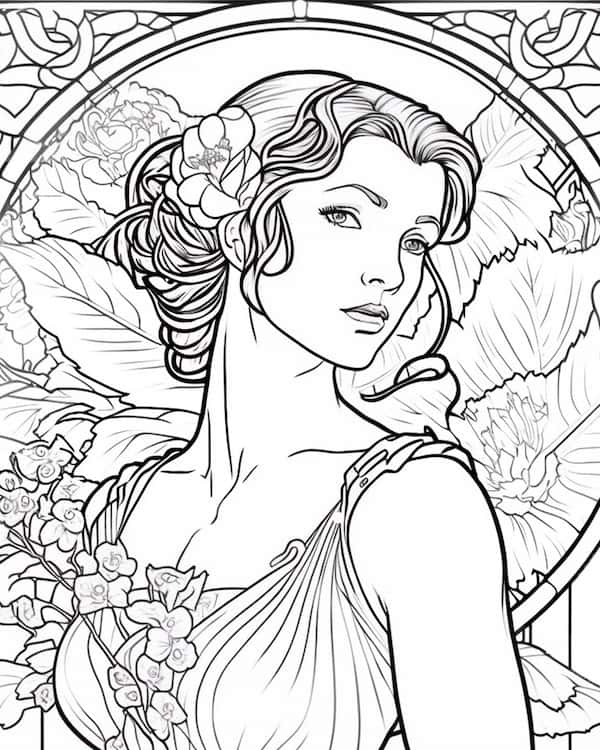 Elegant Coloring Pages Coloring Nation