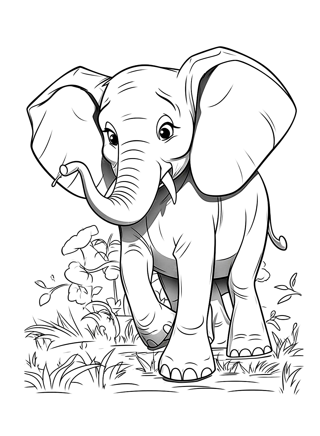 Elephant Color Pages Free Printable Coloring Pages Elephant Color Pages Free Printable Coloring Pages