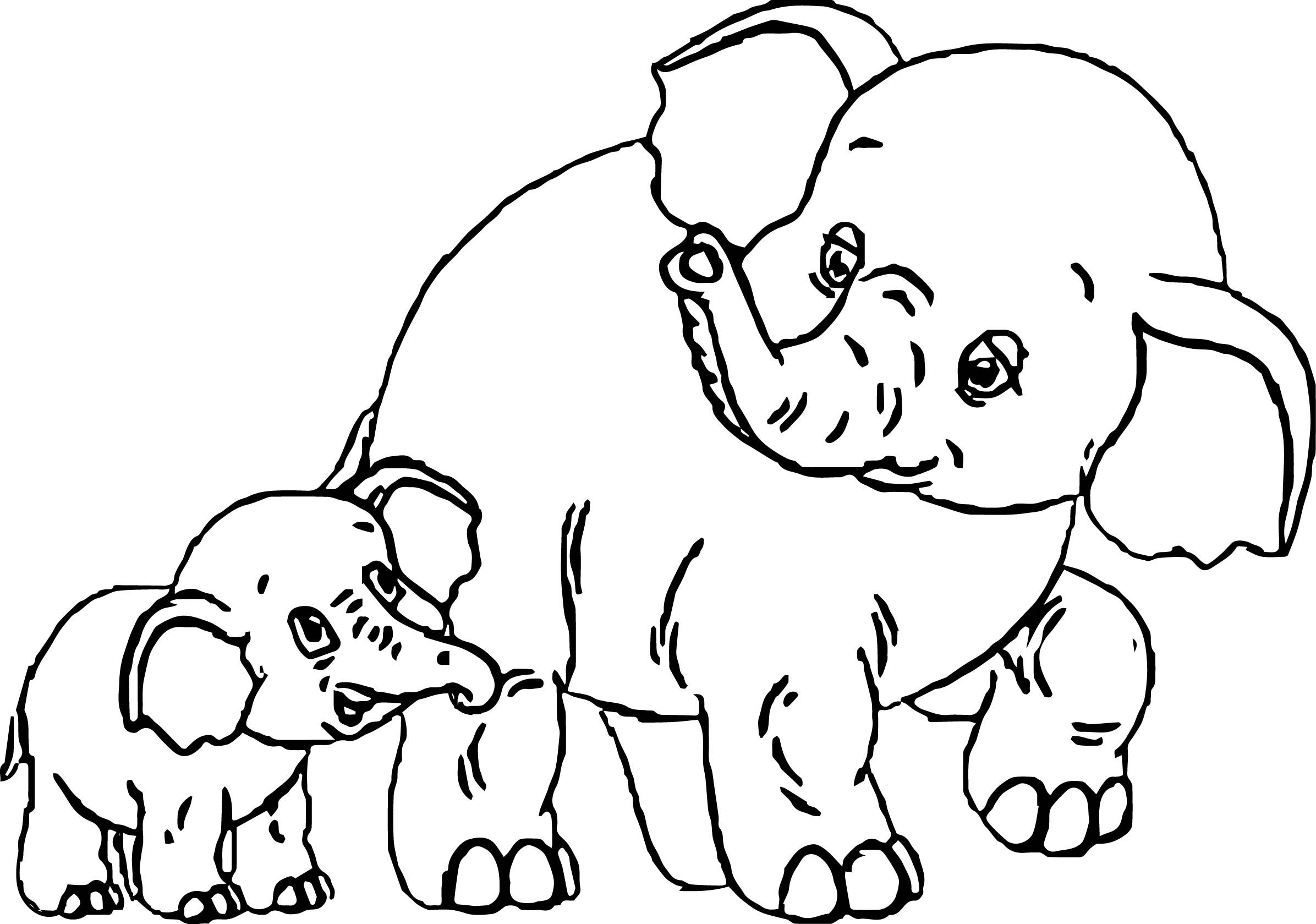 Elephant Coloring Pages Coloring Home Elephant Coloring Pages Coloring Home