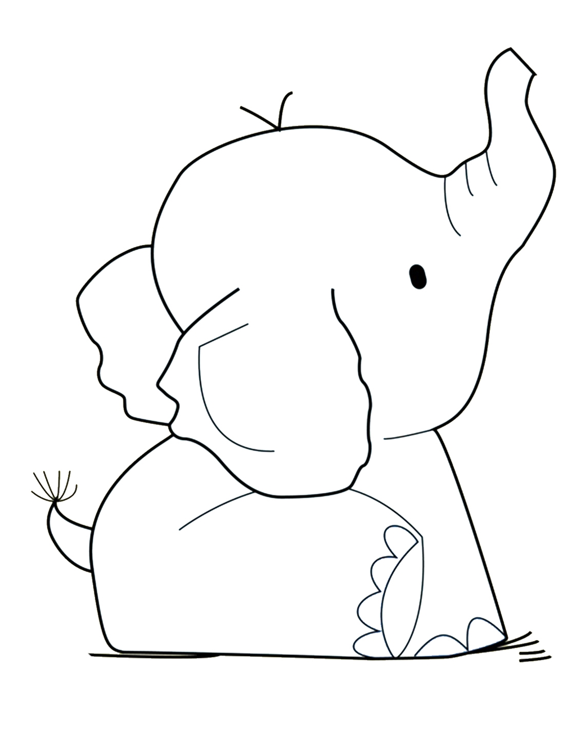 Elephant Colouring Sheets Printable Elephant Colouring Sheets Printable