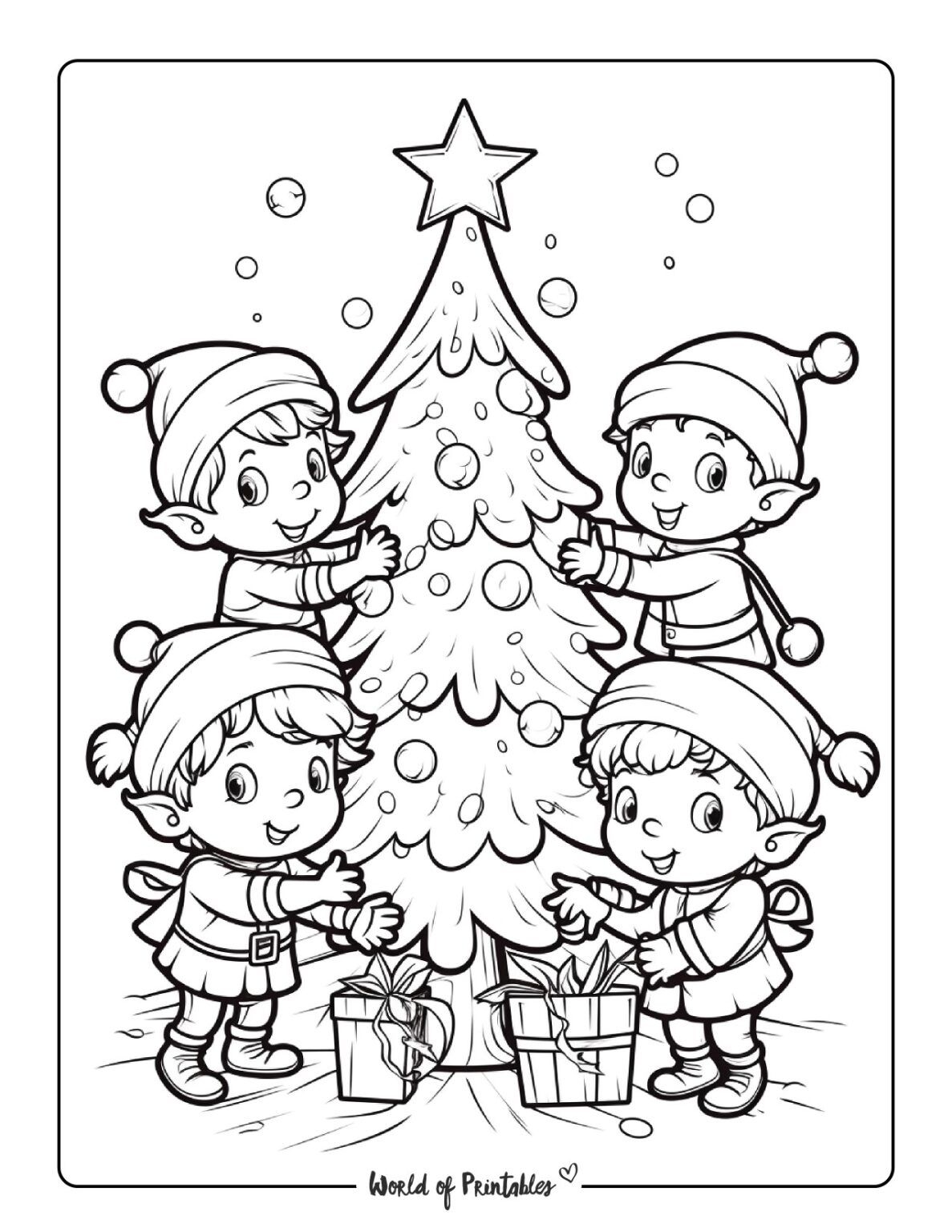 Elf Coloring Pages Santa Coloring Pages Christmas Coloring Books 