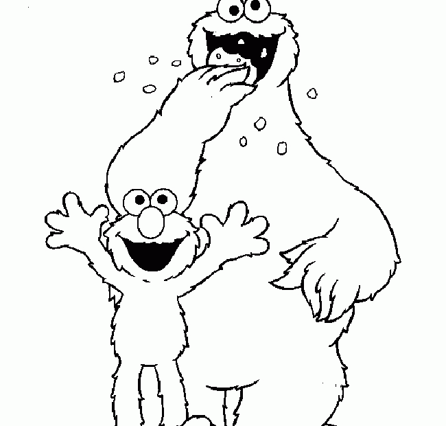 Elmo Color Pages Coloring Home