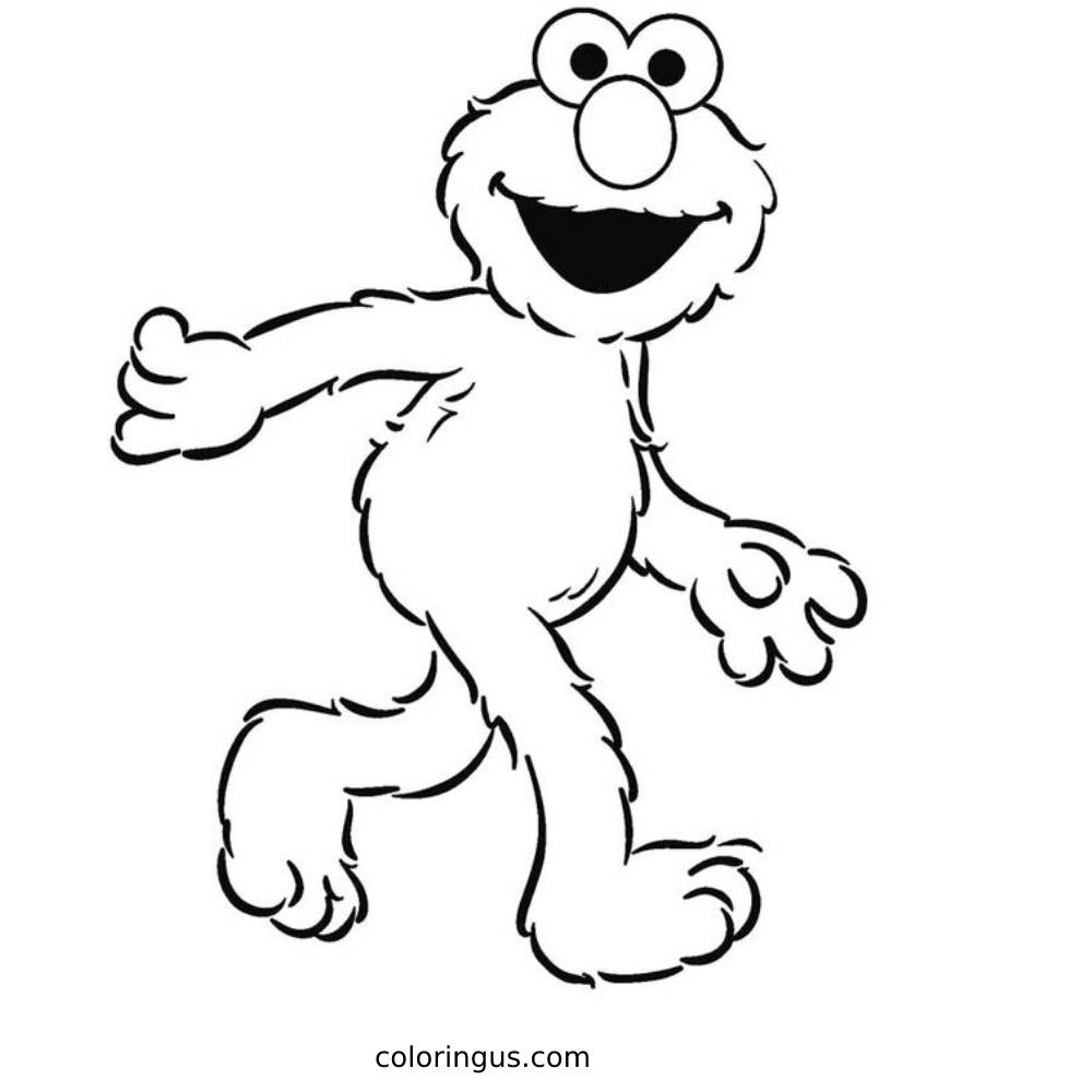 Elmo Printable Coloring Page Free Printable PDF Elmo Printable Coloring Page Free Printable PDF