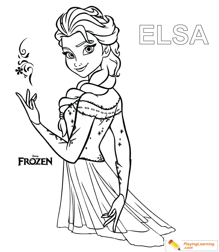 Elsa Coloring Page 08 Free Elsa Coloring Page Elsa Coloring Page 08 Free Elsa Coloring Page