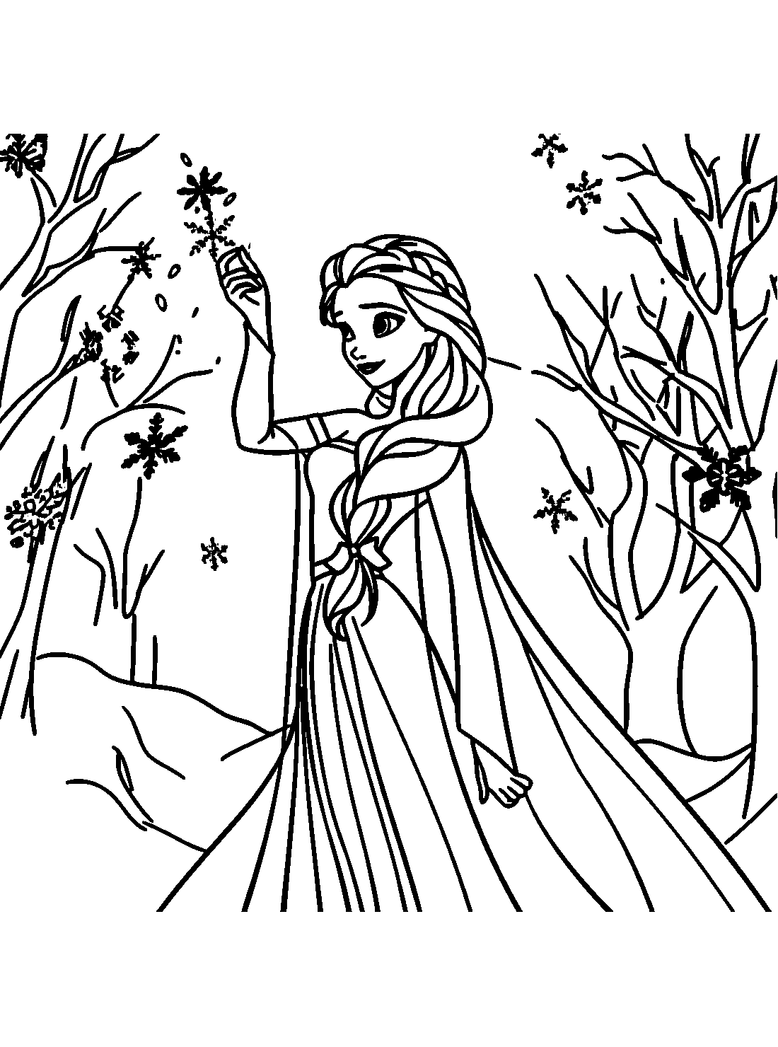 Elsa Coloring Pages Free Online For Kids Elsa Coloring Pages Free Online For Kids