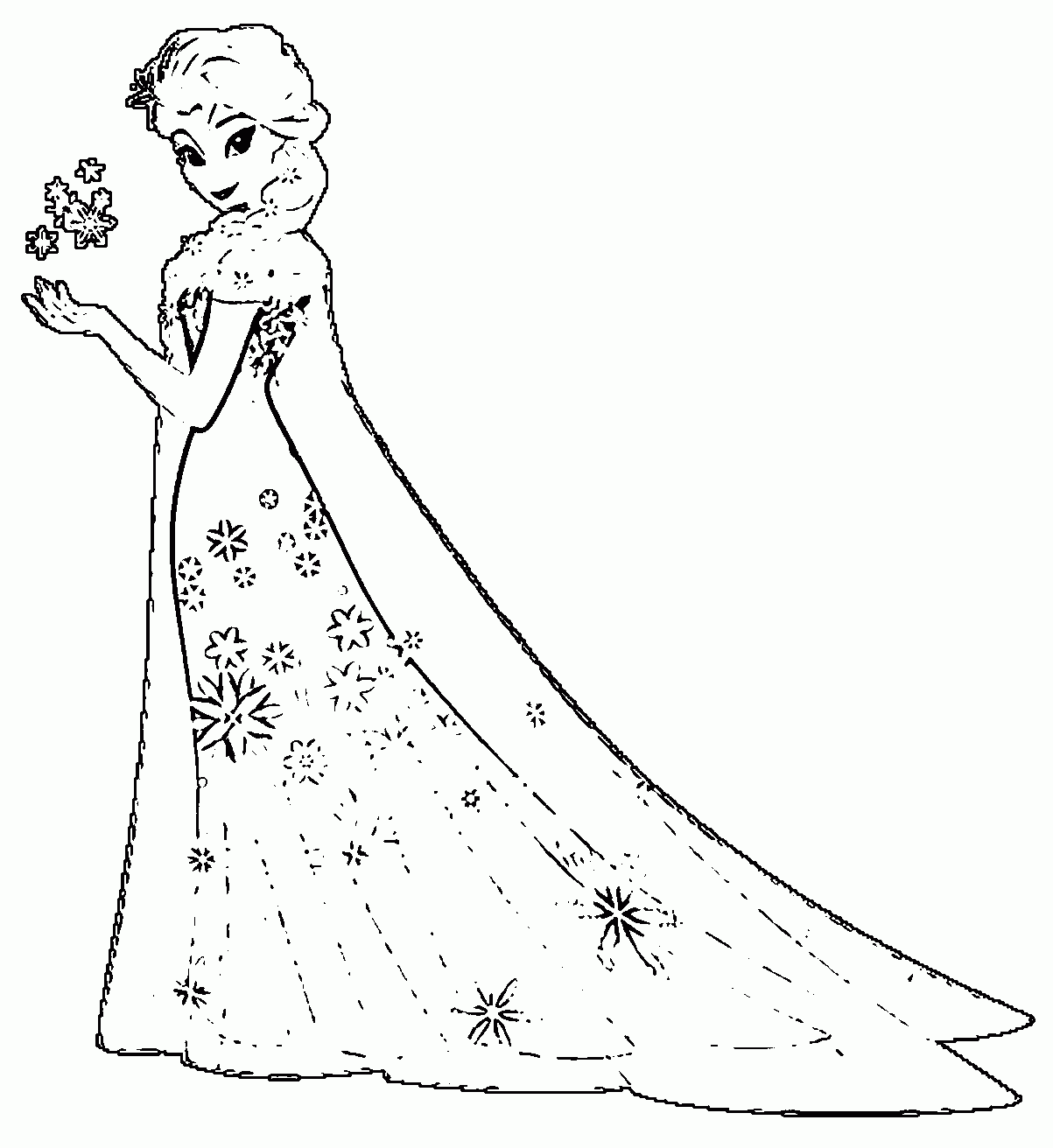 Elsa Coloring Pages Printable Elsa Coloring Pages Printable