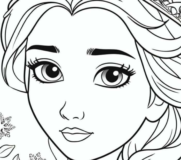 Elsa Coloring Pages Printable Color My Pages